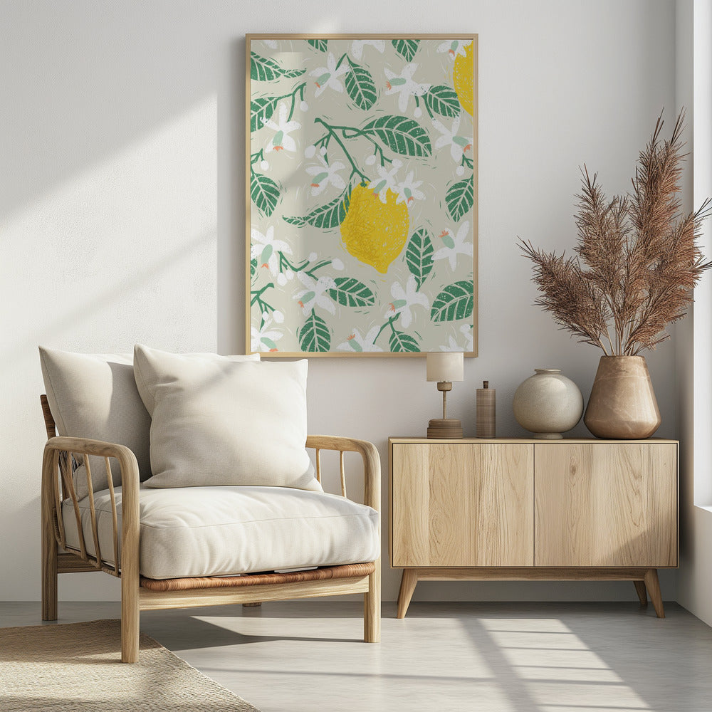 Zitronenbaumblüten | Poster