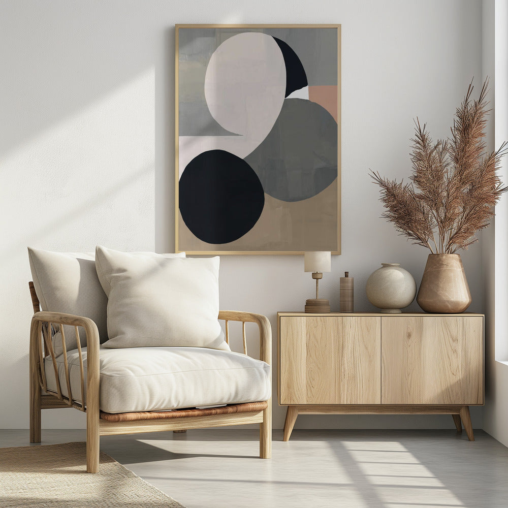 Sich kreuzende Kugeln | Poster