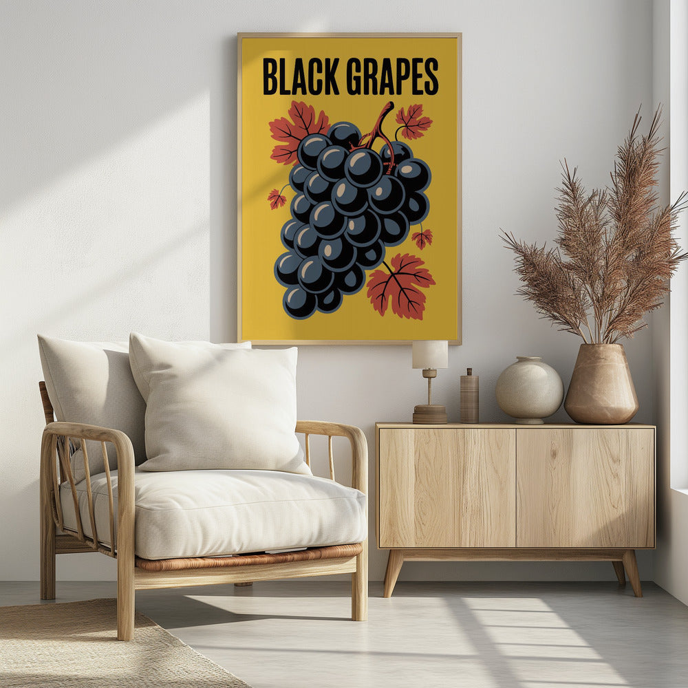 Grapes &amp; Leaves | Poster