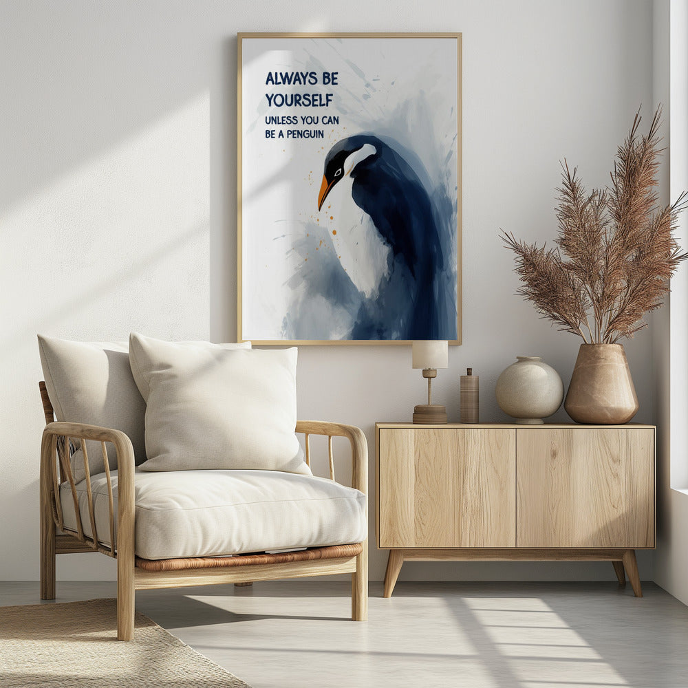 Sei ein Pinguin | Poster