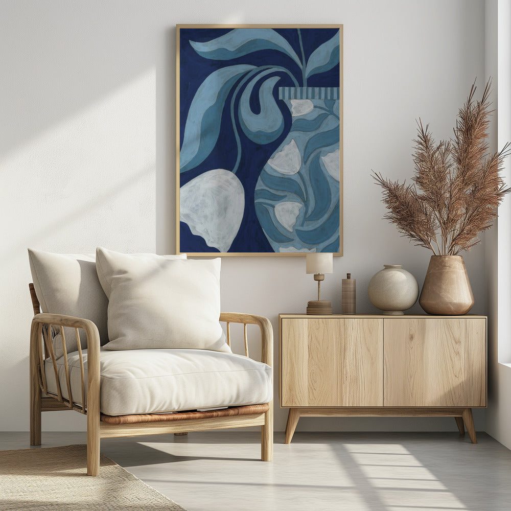Stillleben mit weißen Tulpen | Poster