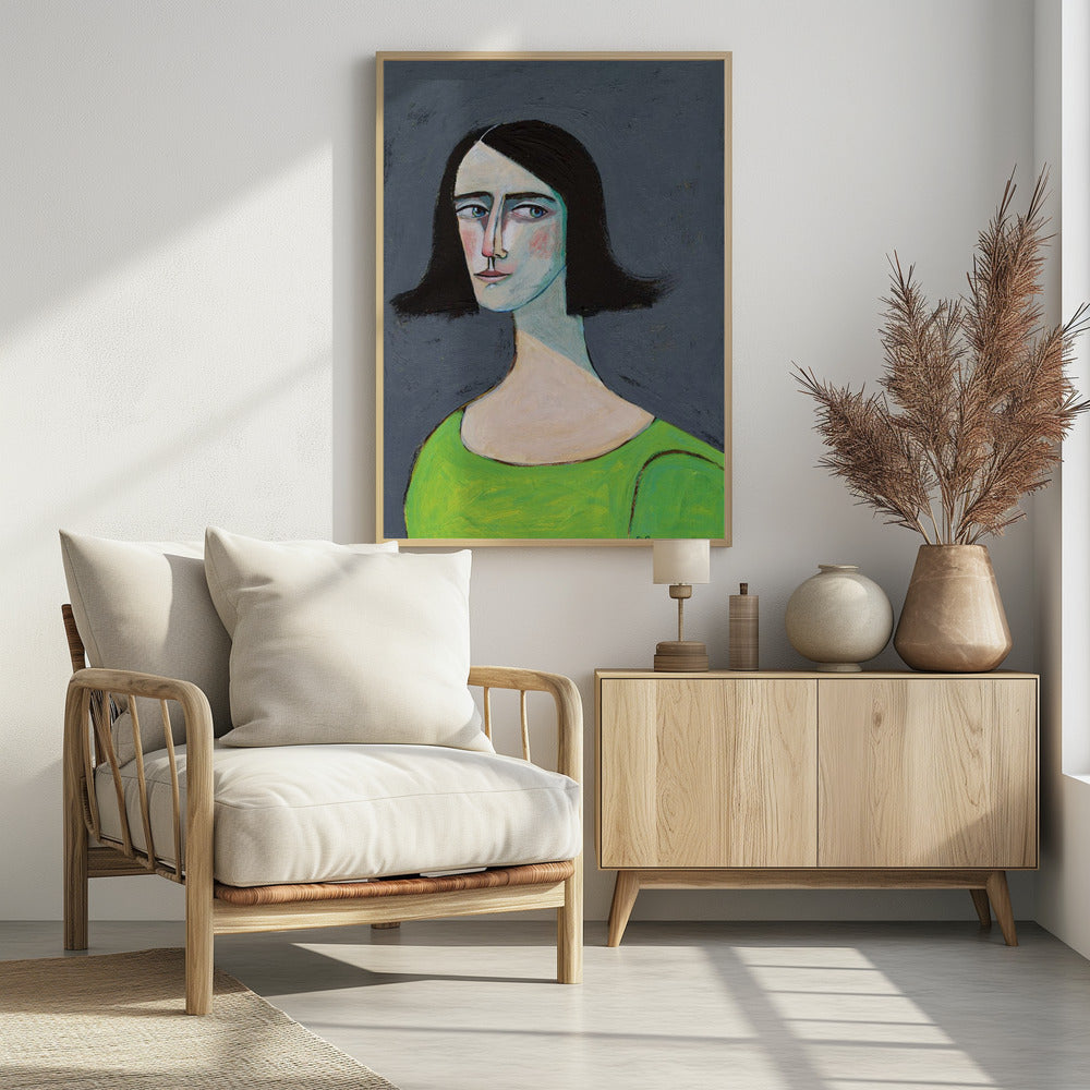 Frauenporträt – Schau niemals zurück | Poster