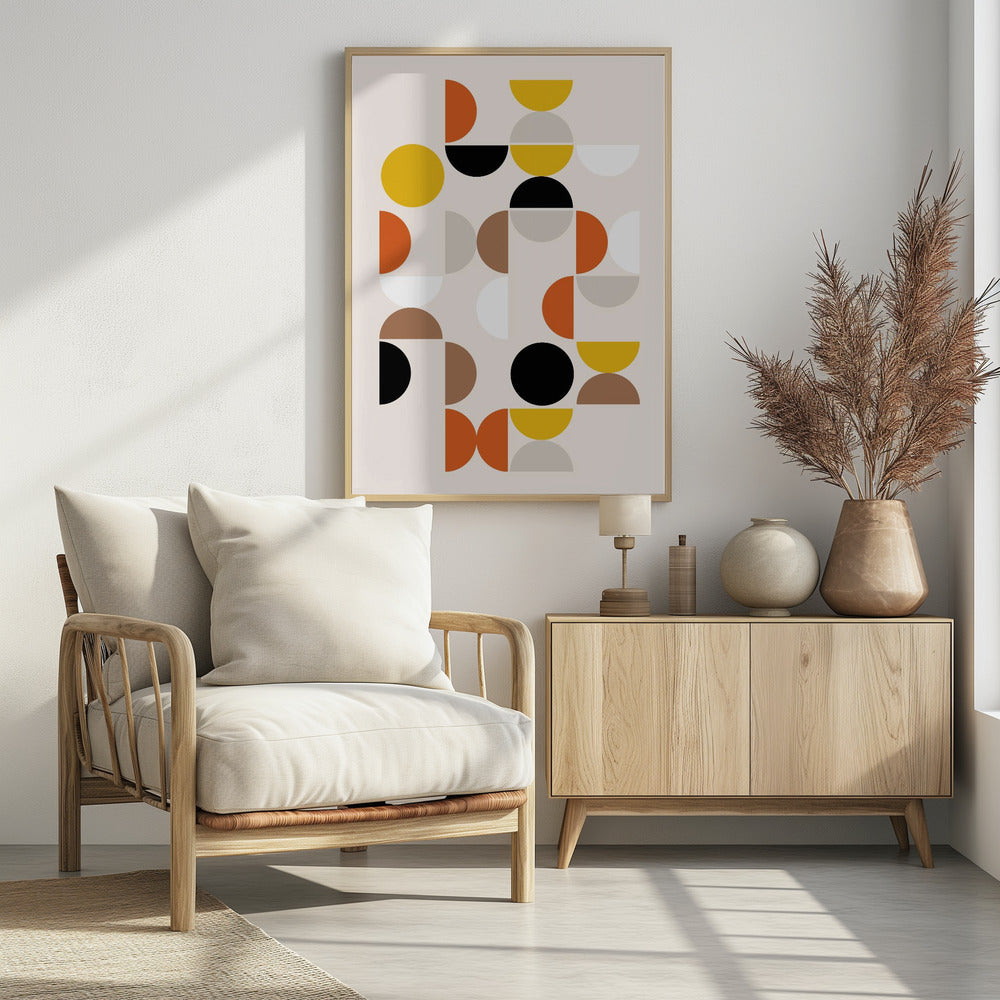 Mid-Century-Muster | Poster