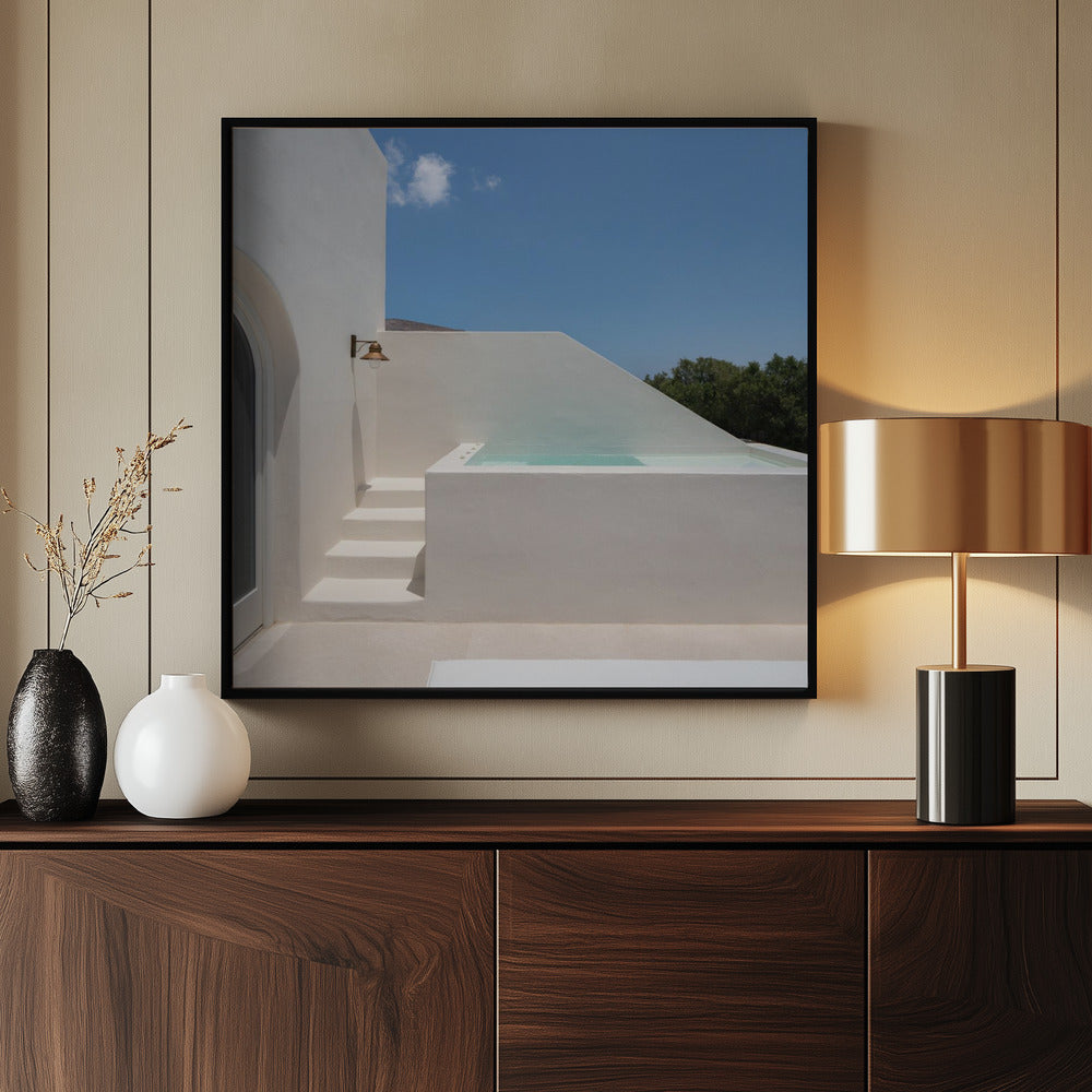 Steig in den Pool | Poster