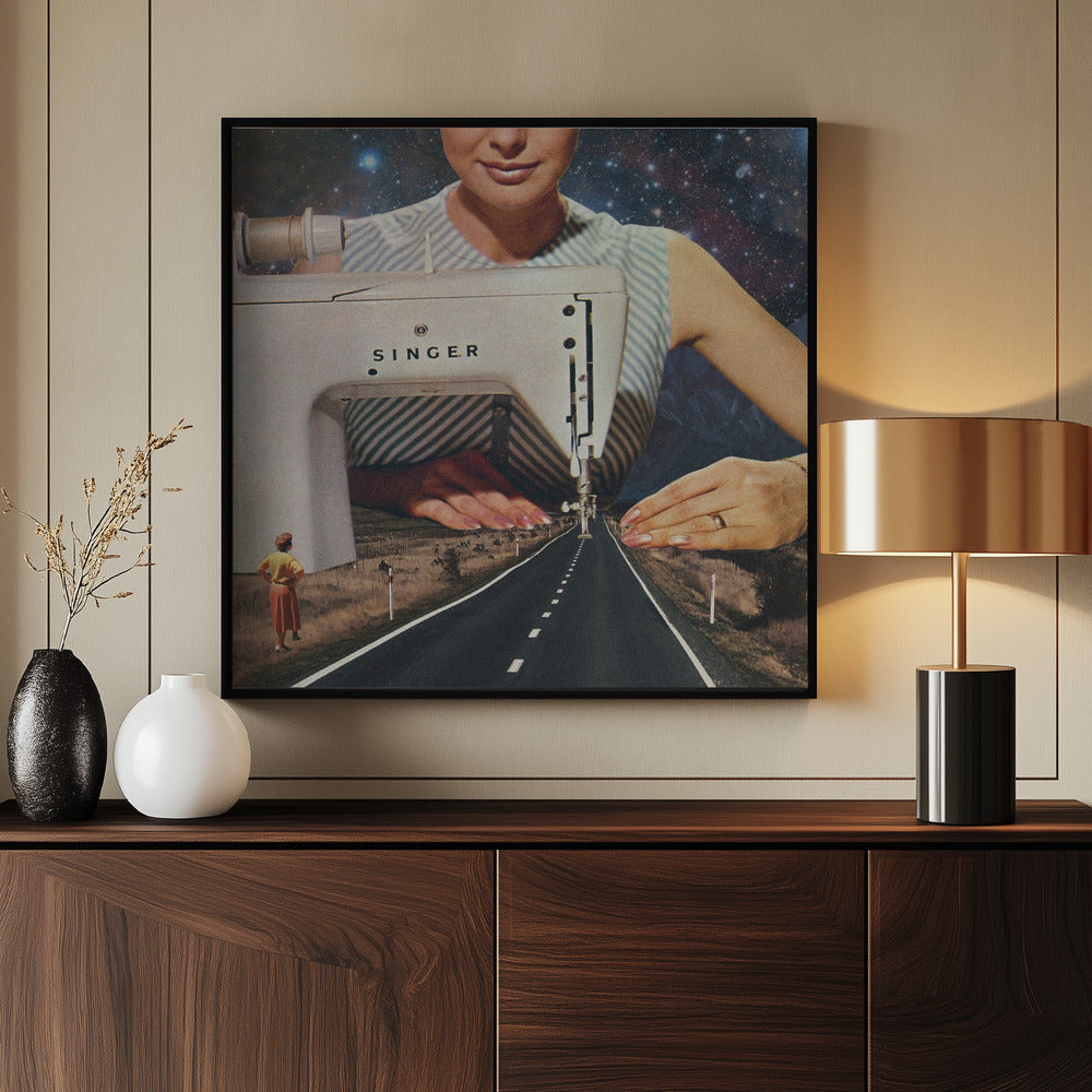 So entsteht eine Straße | Poster