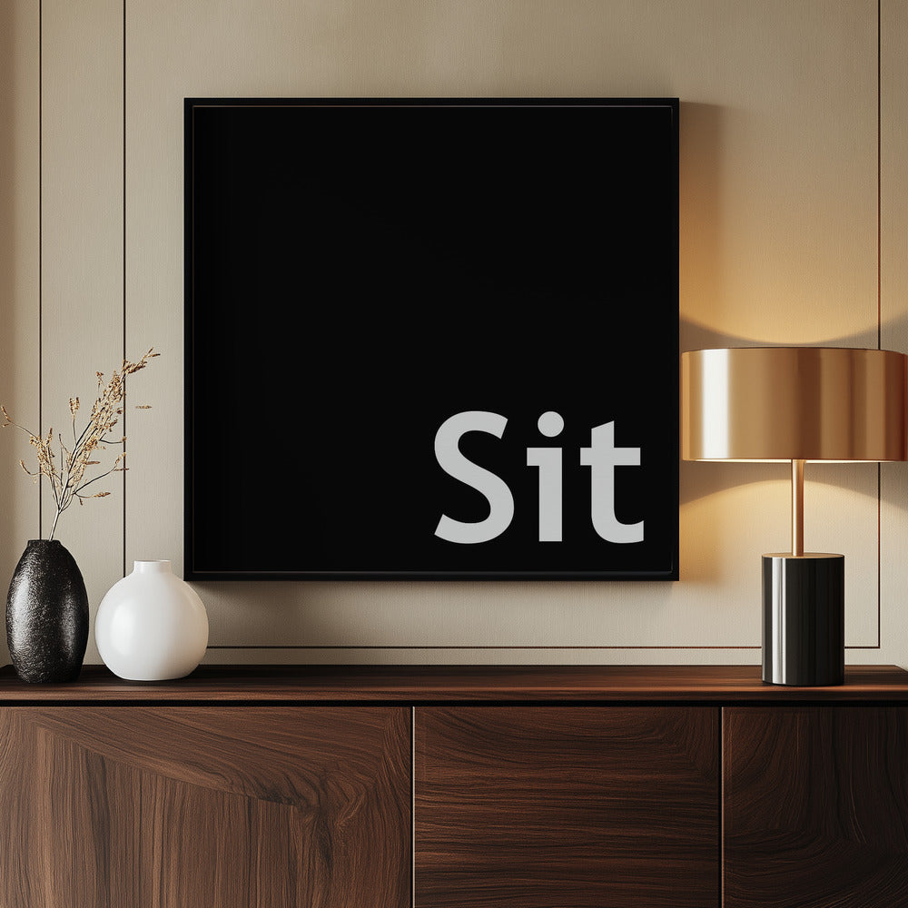 Sitzen | Poster