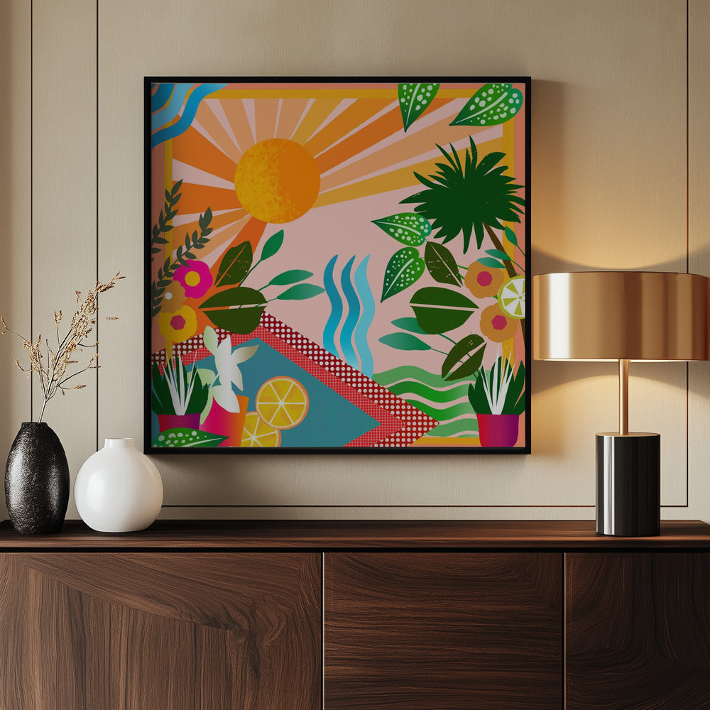 Tropisches Hygge | Poster