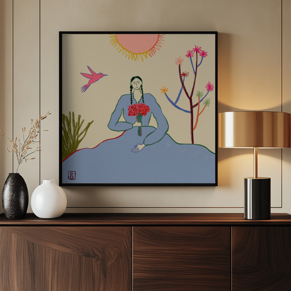 Serene Blossom&#039;s Embrace | Poster