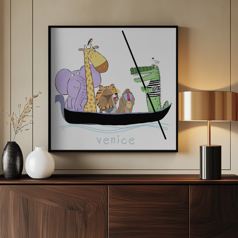 Venezianische Safarifahrt | Poster