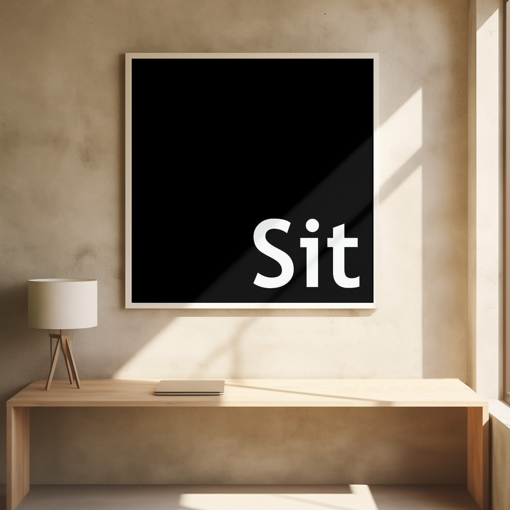Sitzen | Poster