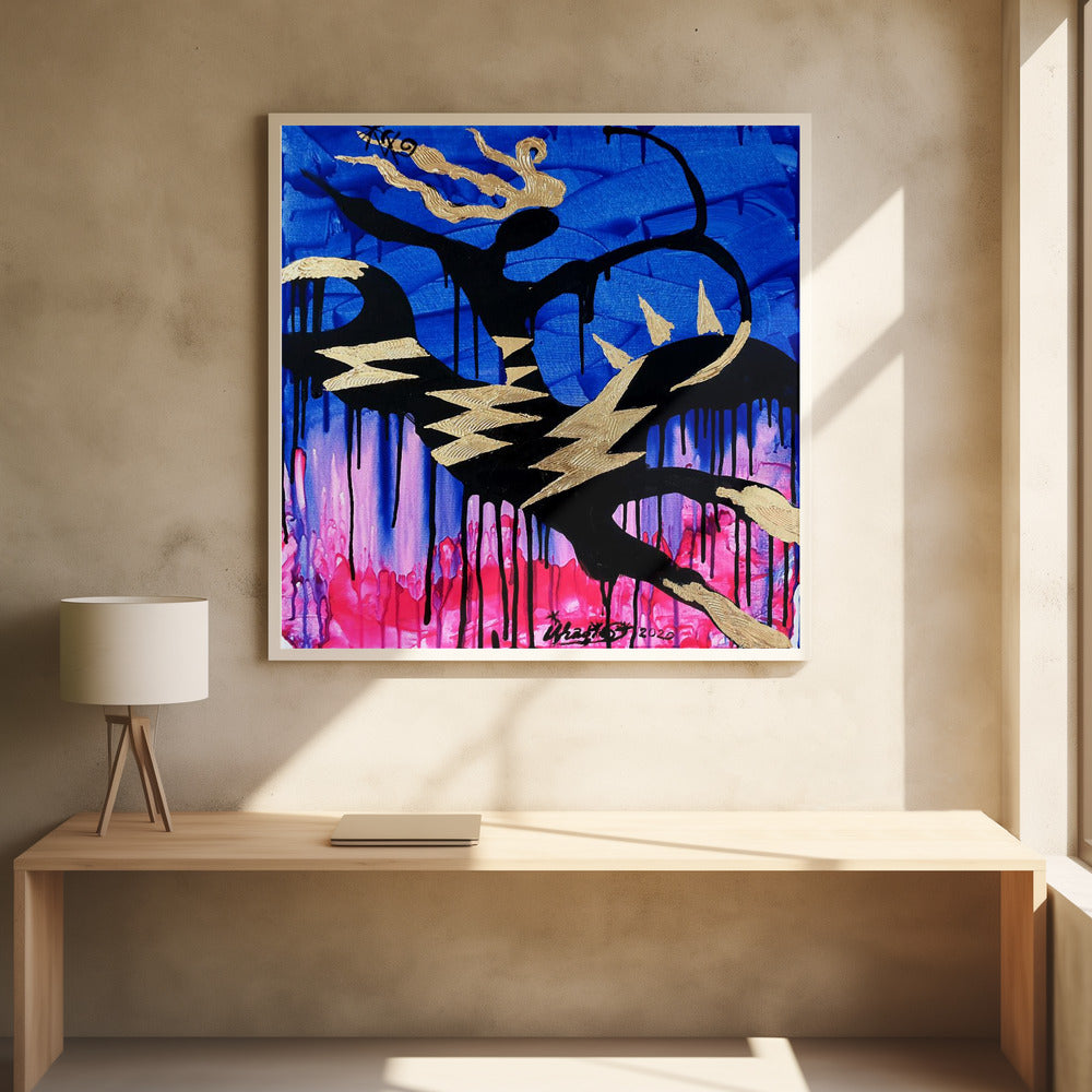 Bogenschießen zu Pferd | Poster