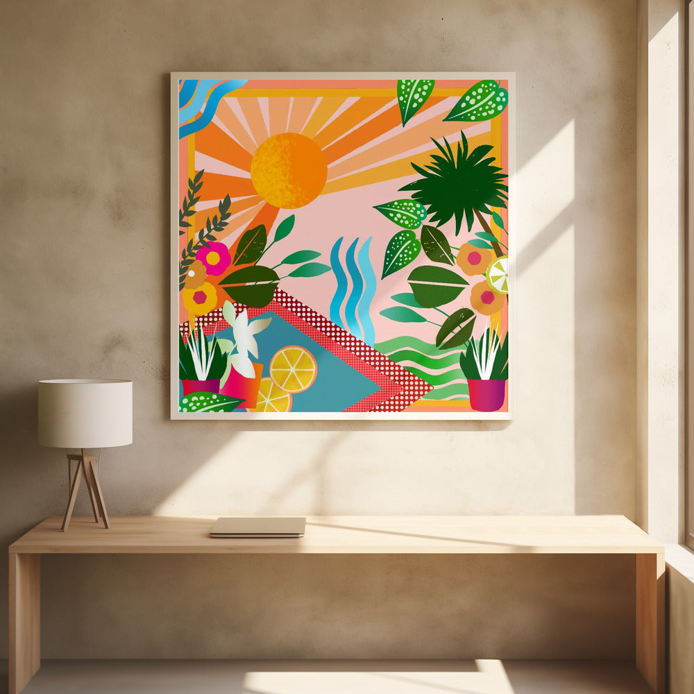 Tropisches Hygge | Poster