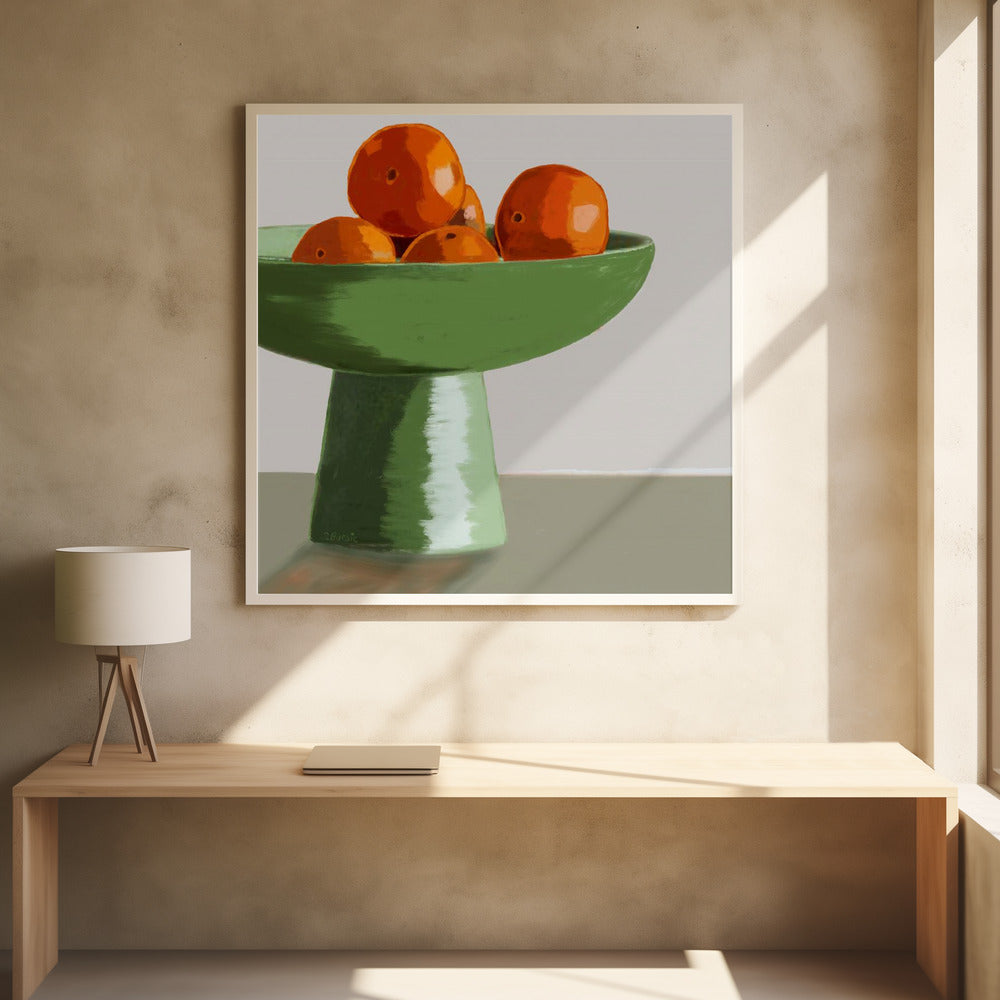 Mandarinen in Obstschale | Poster