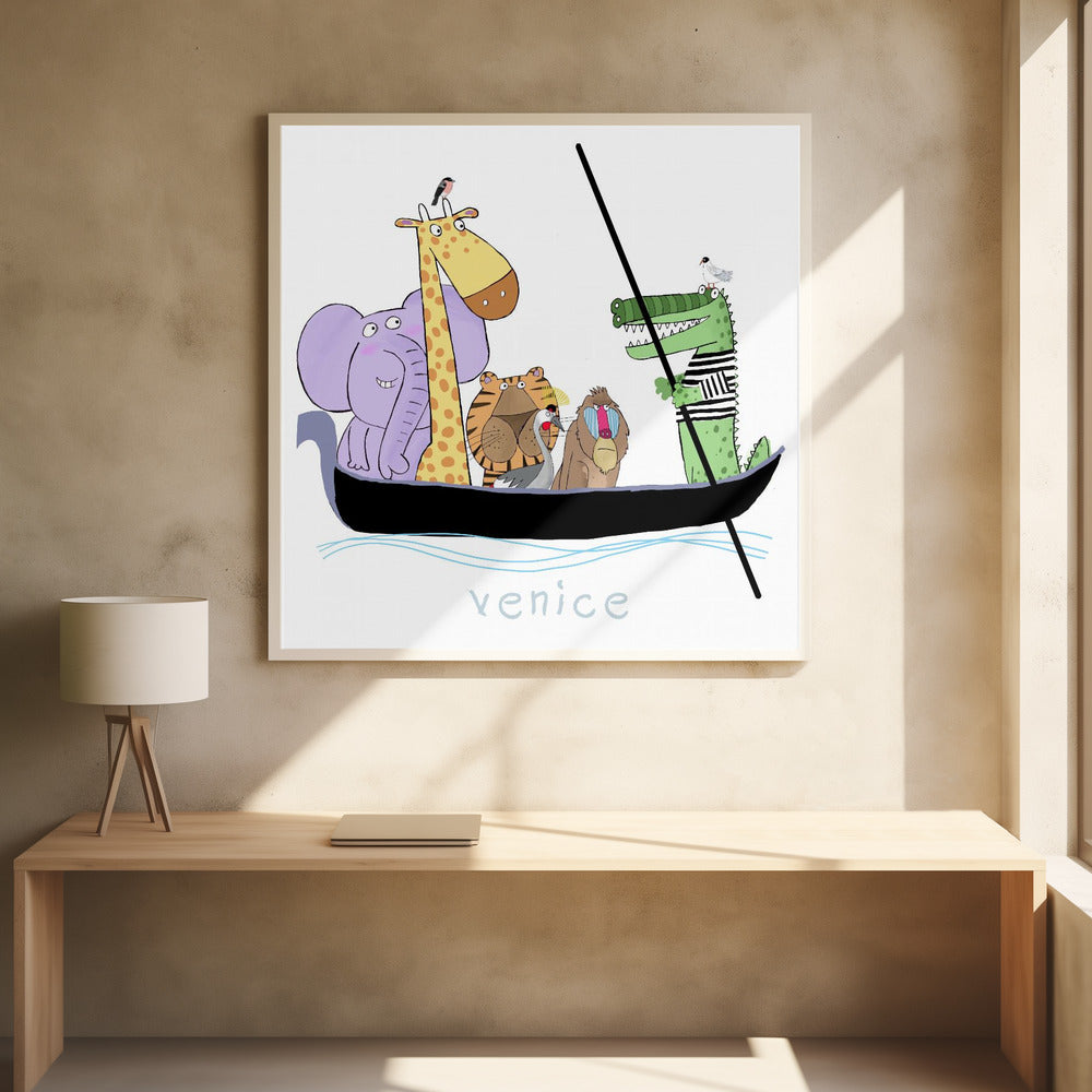 Venezianische Safarifahrt | Poster