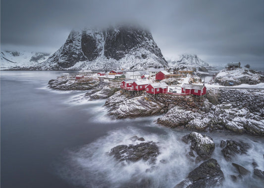 Winter Lofoten-Inseln | Tapete