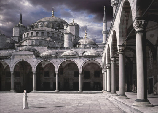 Dame und die Moschee | Poster
