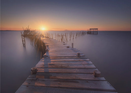 Das letzte Dock | Leinwand