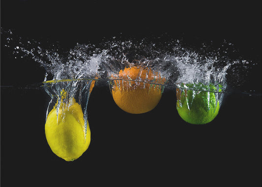 Dreifacher Zitrusspritzer | Tapete