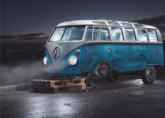 VW Kleinbus | Hintergrundbild