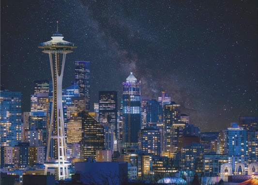 Nacht in Seattle | Hintergrundbild