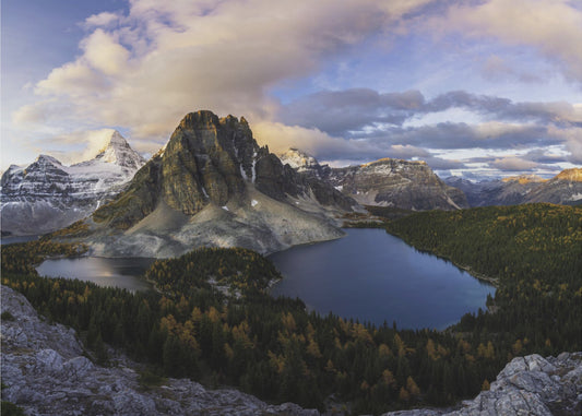 Sonnenaufgang am Mount Assiniboine | Poster