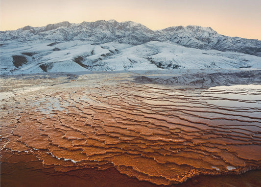 Badab-e Surt Textur | Leinwand
