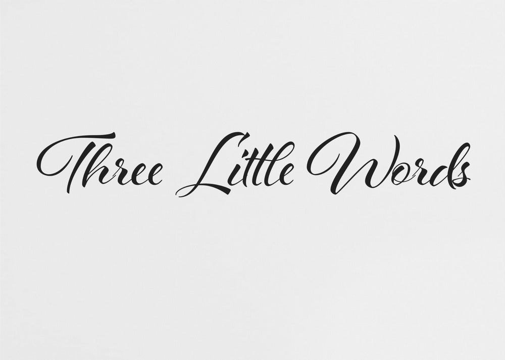 Drei kleine Worte | Poster