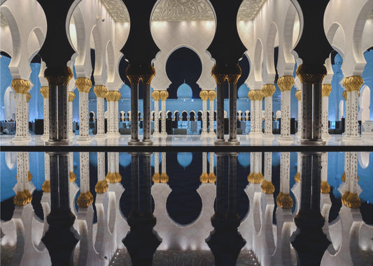 Blaue Stunde &amp; Reflexion | Tapete