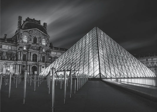 Louvre bei Nacht | Hintergrundbild