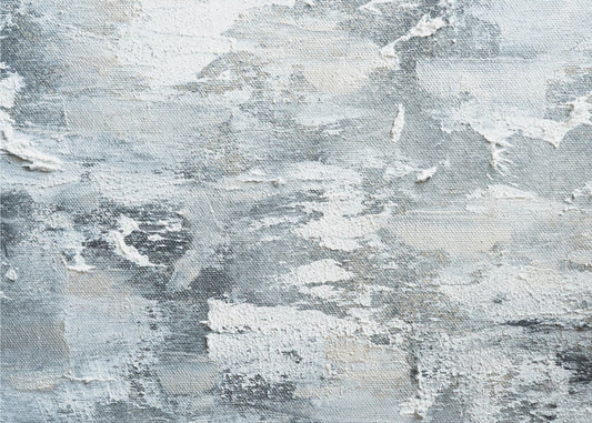 Cool Gray And White Tones | Poster
