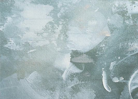 Grün-weißes Acryl | Tapete