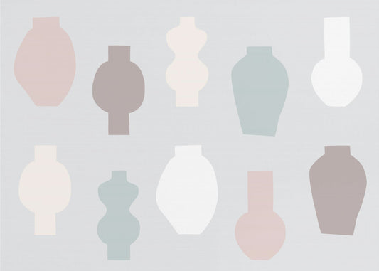 Abstrakte Vasen Pastell | Poster
