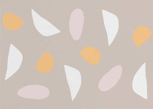Minimalistische Pastellformen | Tapete
