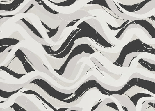 Monochrome Wellen | Poster