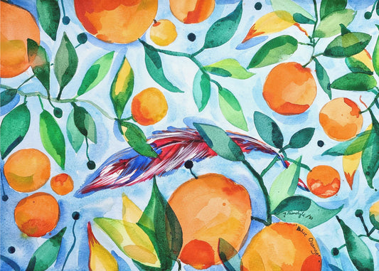 Orange Blue | Canvas