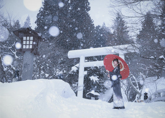 Winterschrein in Japan | Hintergrundbild