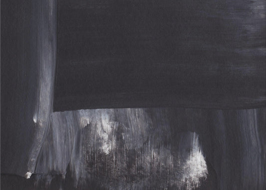 Monochrome Tones With Sweeping Brushstrokes | Poster