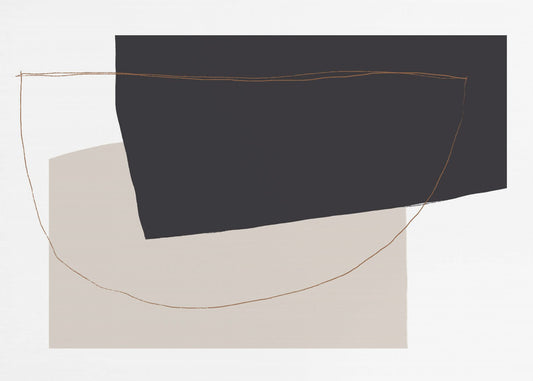 Curved Abstract Harmony | Poster