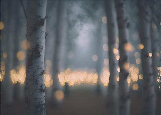 Verzauberter leuchtender Wald | Tapete
