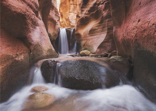 Canyon Wasserfall | Leinwand