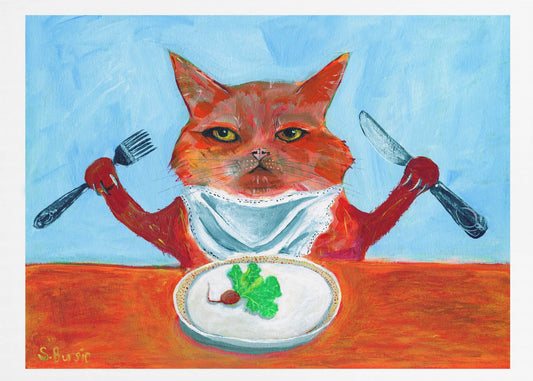 Vegane Katze | Poster
