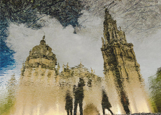Spiegelung der Kathedrale von Toledo | Tapete