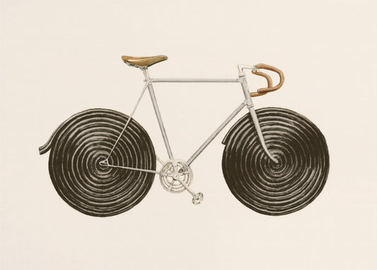 Lakritz-Fahrrad | Leinwand