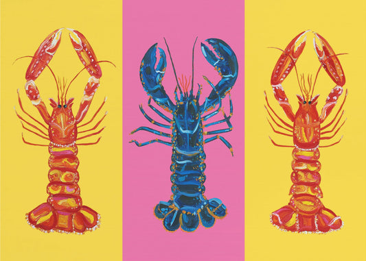 Hummer-Langustinen Pop Art 2 | Leinwand