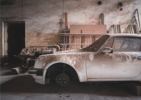Staubiger Porsche | Tapete