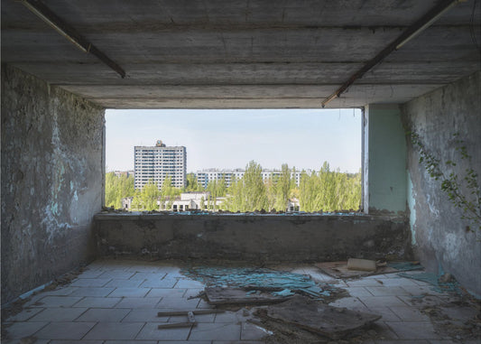 Blick auf Pripjat in Tschernobyl | Tapete