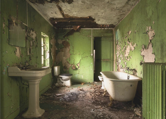 Green Bathroom | Poster
