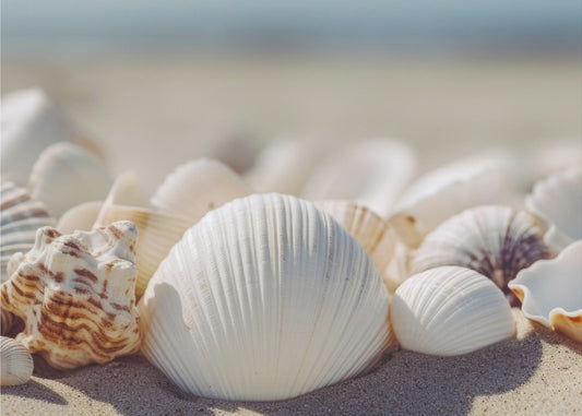 Muscheln am Meer | Tapete