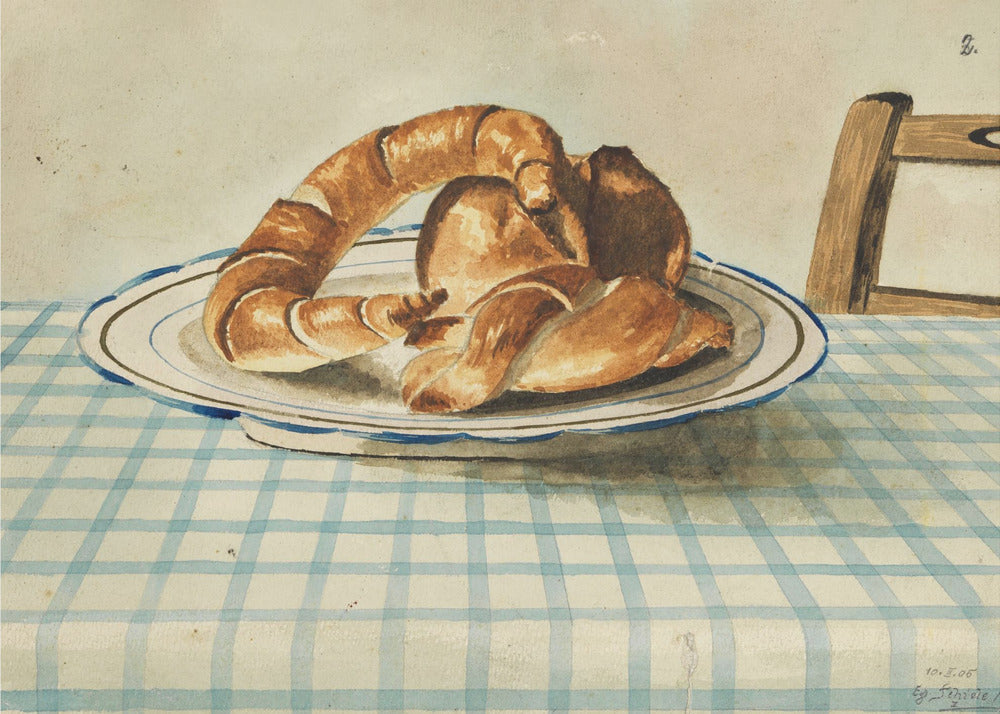 Still Life With Pastry Plate | Canvas