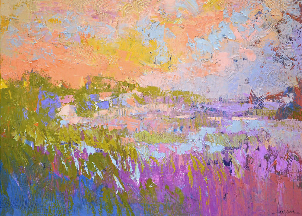 Pastell Horizonte | Leinwand